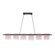 SL6021.403.36 Светильник подвесной ST-Luce черный/розовый LED 1*36W 3000K ВУАЛЬ 500_191_2949453